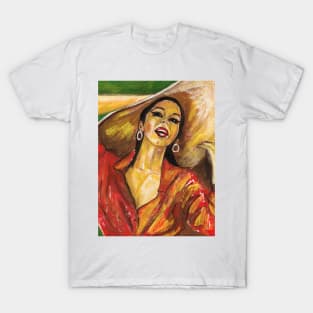 Woman with a Hat T-Shirt